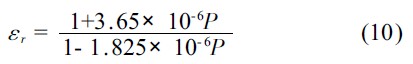 介电常数εr 的表达式